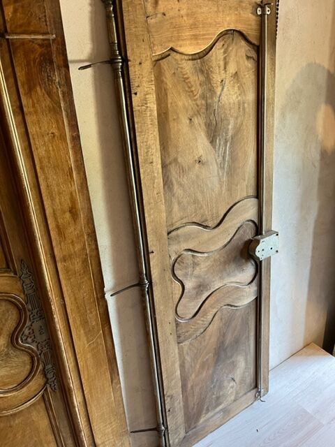 Pair of nineteenth century walnut doors