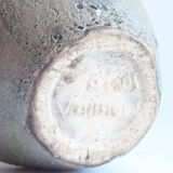 Prehistoric sealife decor vase by Anna Camos, Vallauris 1950