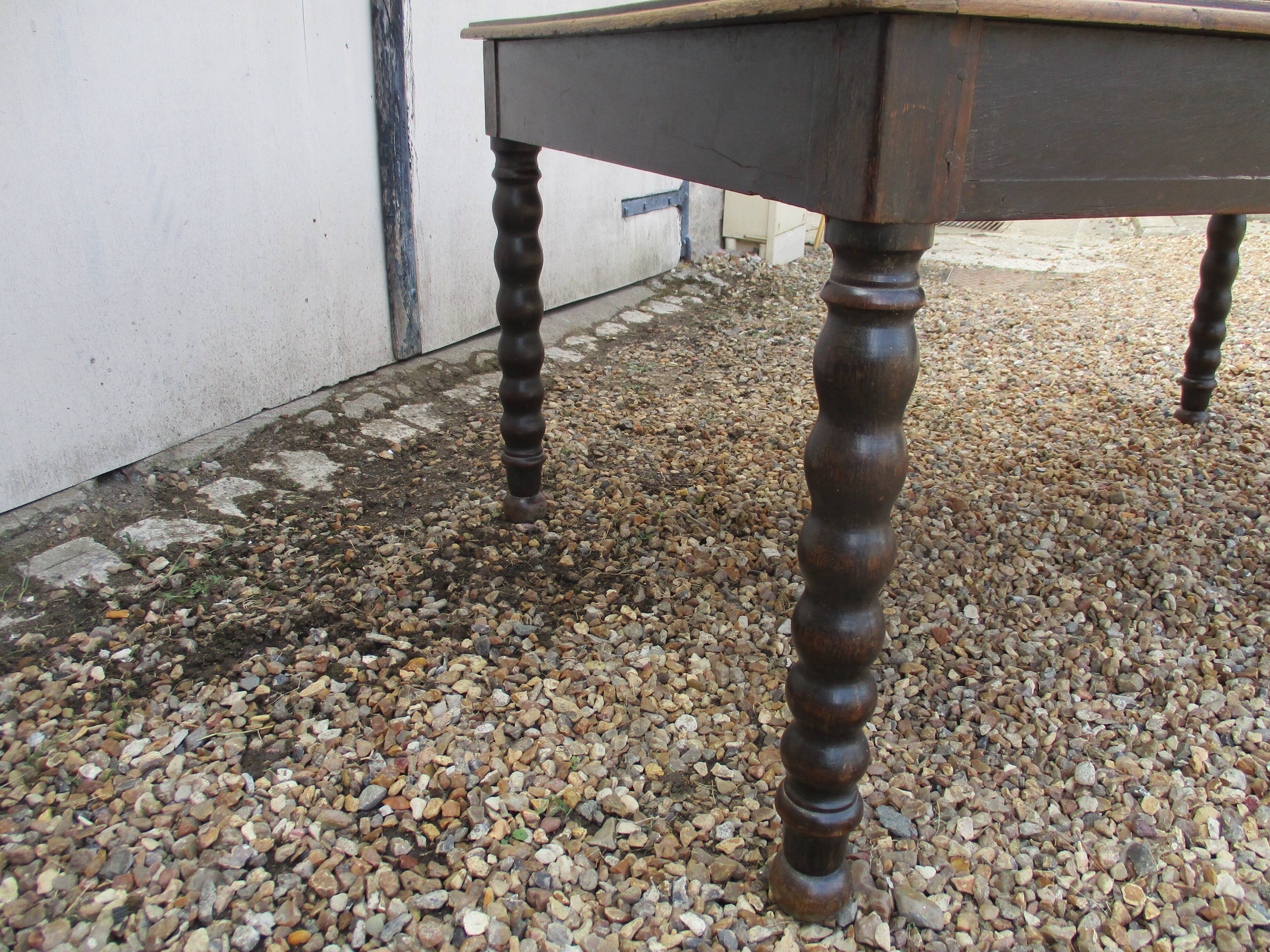 Administration office double style louis XIII in solid oak