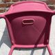 Set of 4 pink design AIR CHAIRS by Jason Morrison.
