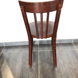 Suite of 4 vintage Baumann bistro chairs