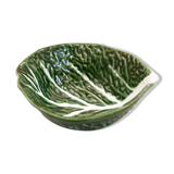 Cabbage leaf cup in green slurry from Portugal