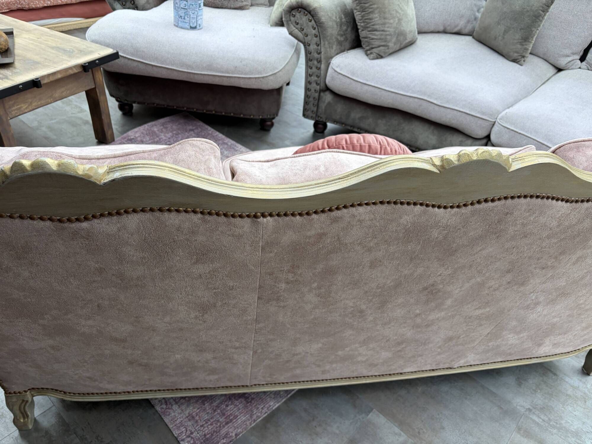 Vintage baroque sofa