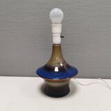 Very nice and rare ‘UFO’ Søholm table lamp in ceramic. Denmark 1970-80s