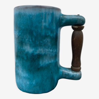 Vase or mug in glazed ceramic by Cloutier