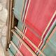 Fauteuil transat pliant vintage