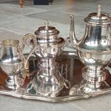 Old silver-plated coffee service