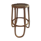 Vintage bamboo collar and wicker