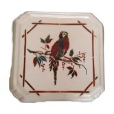Dessous de plat vintage décor de perroquet