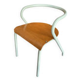 Chaise d'écolier Hitier en métal et bois