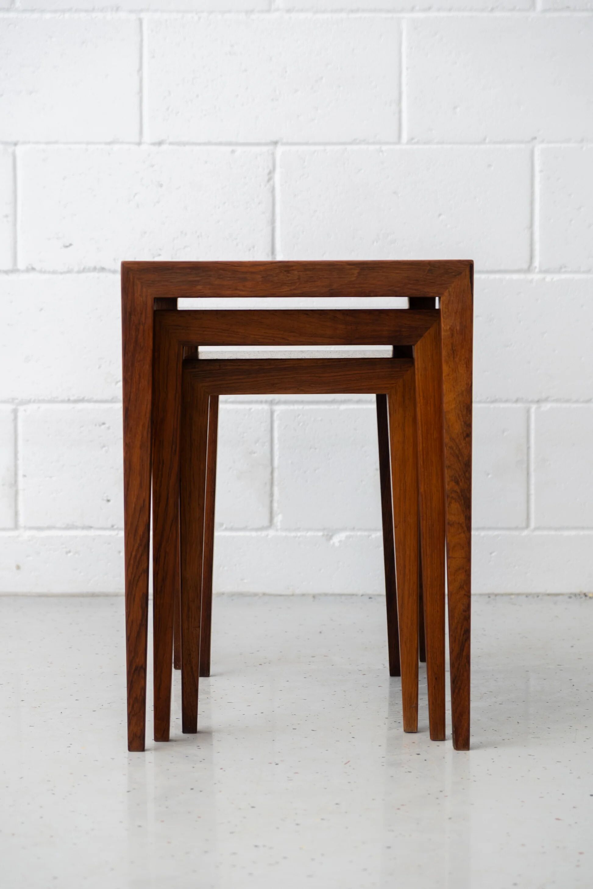 Severin Hansen rosewood nesting tables