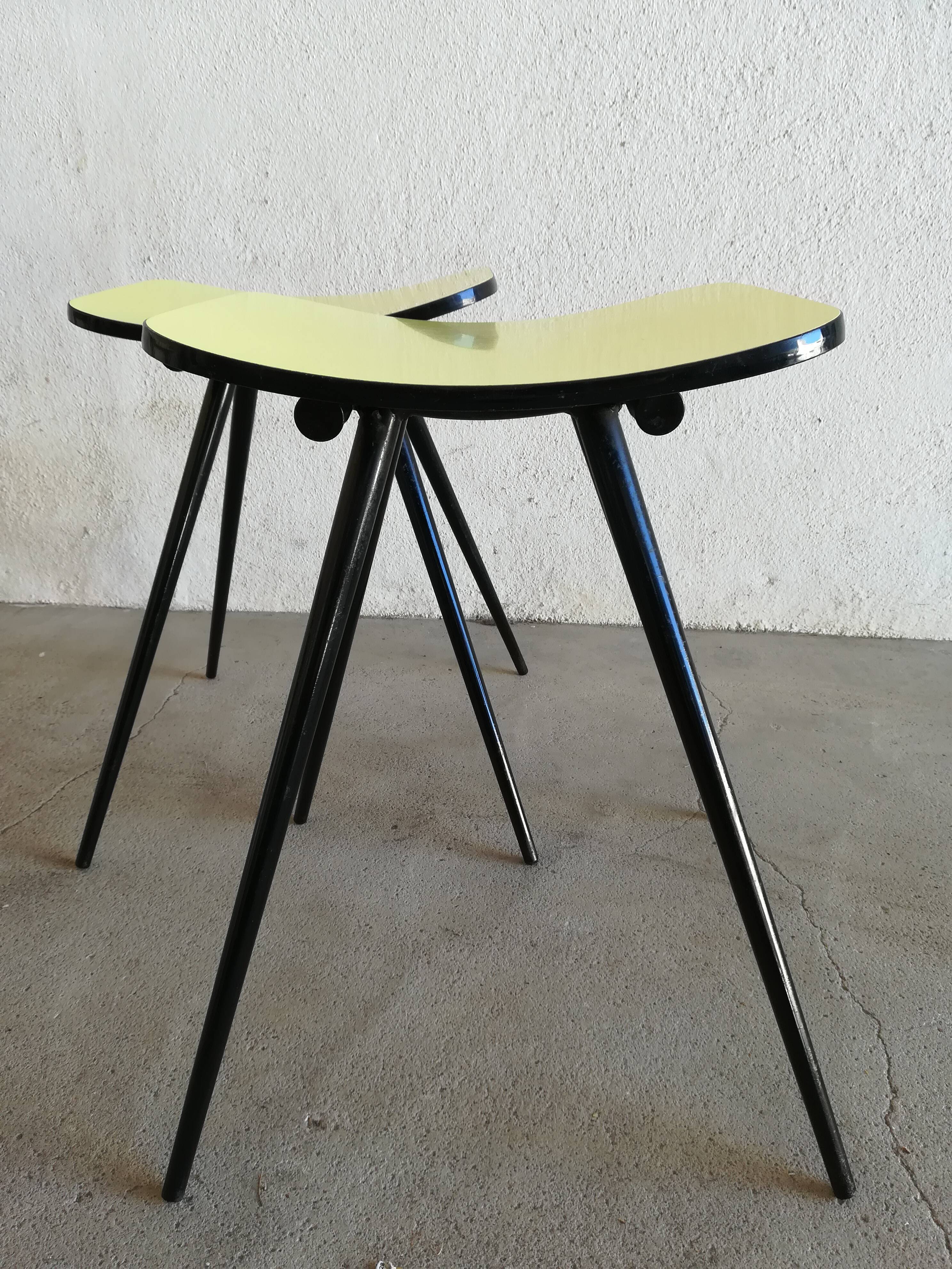 Pair of 'Stella' stools