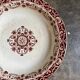 Round and hollow dish Jules Vieillard - Bordeaux in iron earth, service "Lou