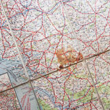 Road map of France