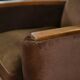 Pair of Art Deco velvet club chairs in the style of Jules Leleu, 1930s