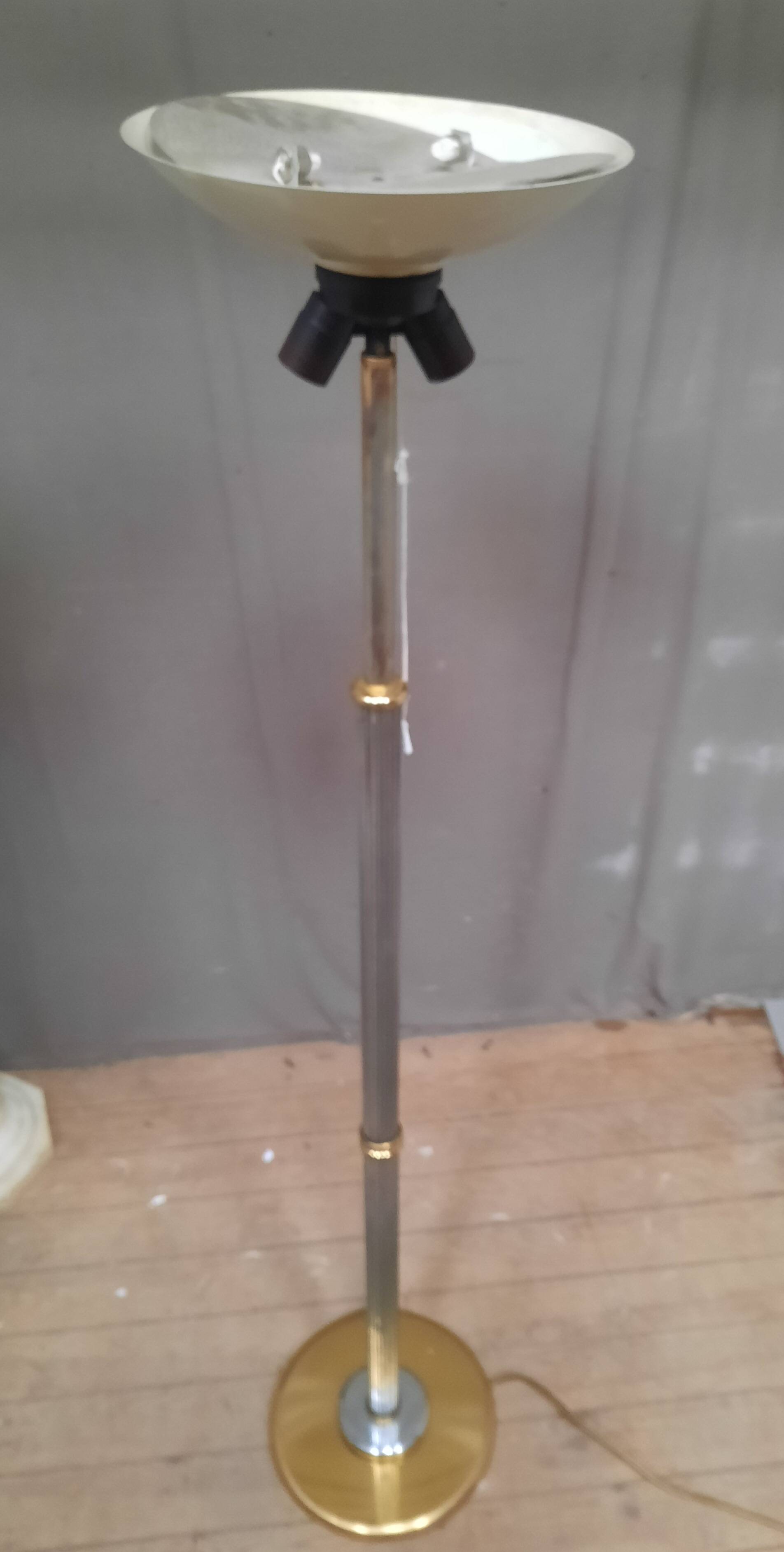 Stainless steel floor lamp