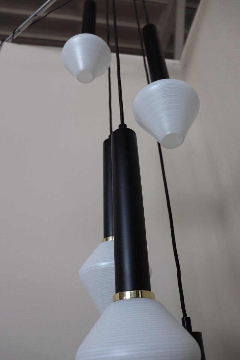 5-tier Cascade Chandelier, 1960s