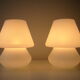 Lampes blanches vintages SCE