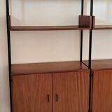 vintage Scandinavian teak bookcase