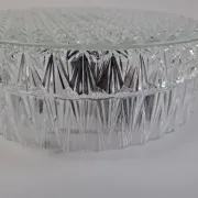 1990s Czech Geometric Glass Ceiling or Wall Light