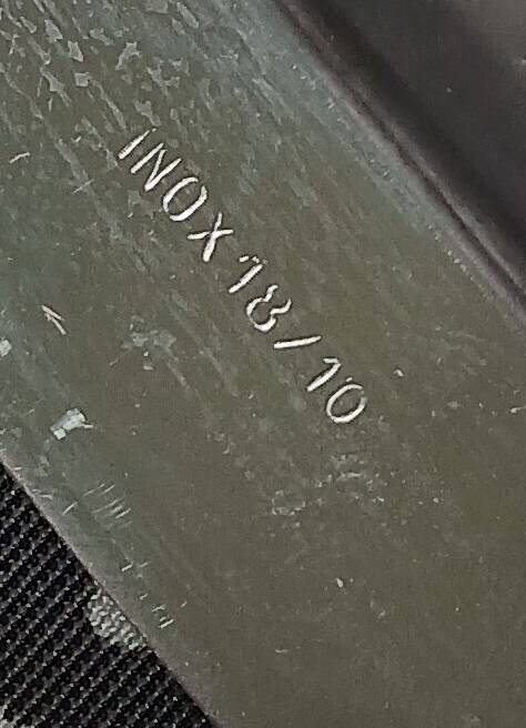 Set de 2 grands plats en inox 18/10, Vers 1970