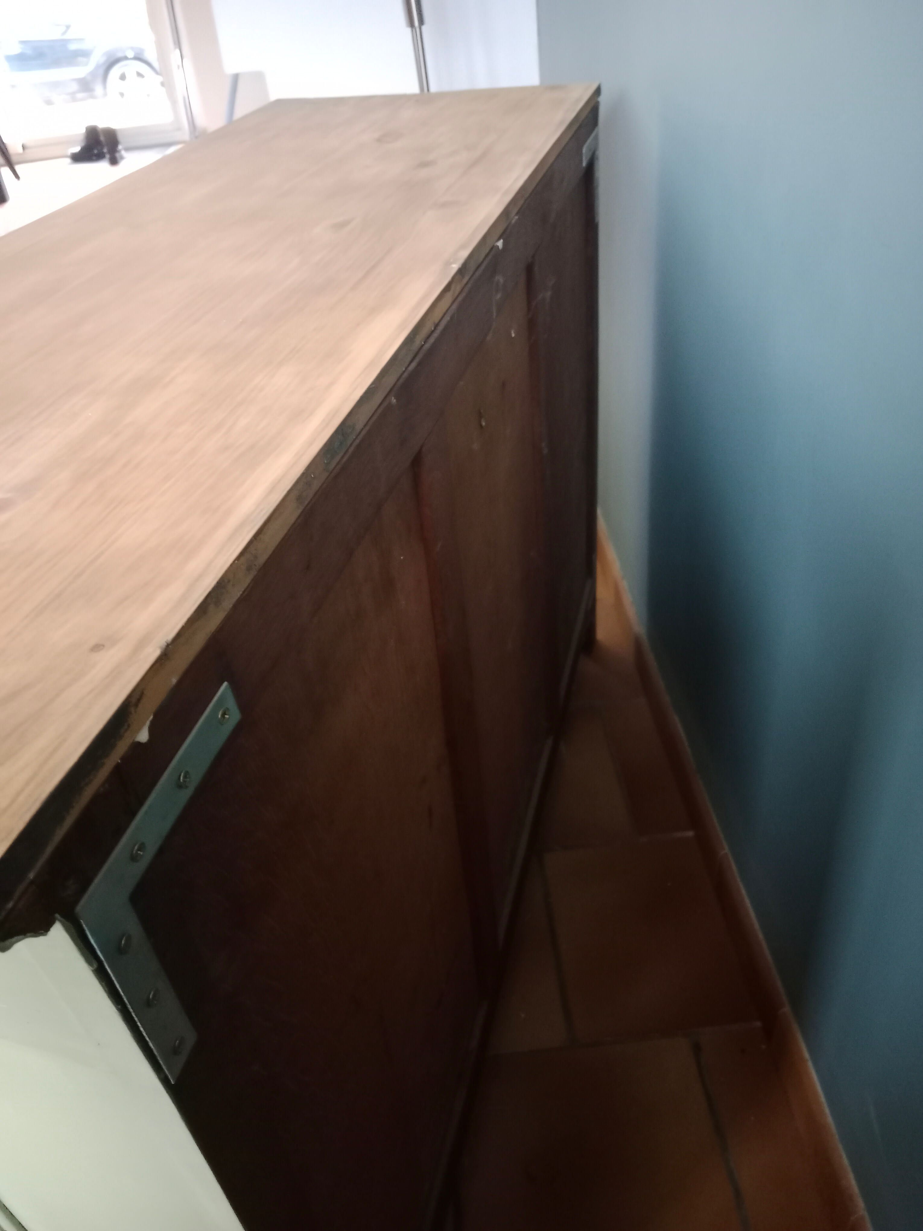 Parisian art deco khaki sideboard