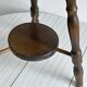 Antique dark wood stool