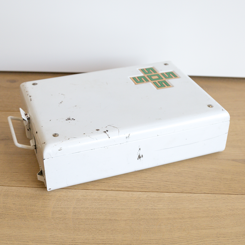 Vintage pharmacy box sos