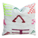 Handmade Berber wool cushion: Moroccan Kilim cushion (45x45cm)
