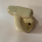 Antique hook in glazed terracotta / Ceramics, 1920, France