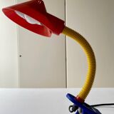 Articulated Memphis style clamp lamp