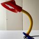 Articulated Memphis style clamp lamp
