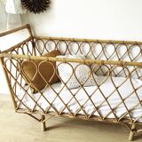 Rattan cot