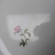 4 Bernardaud Limoges porcelain soup plates with floral decoration from the 1920s-1950s