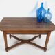 Vintage solid wood dining table (France, circa 1940)