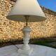 Vintage alabaster lamp base 1970