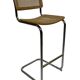 Vintage Cesca Design Bar Stools 80's design in chrome set of four