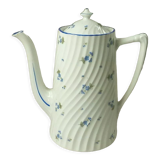 Coffee maker pouring porcelain twisted decot blueberry barbel