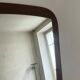 Scandinavian teak wood mirror, circa 1950 / 1960