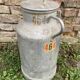 Farm milk jar aluminum canister