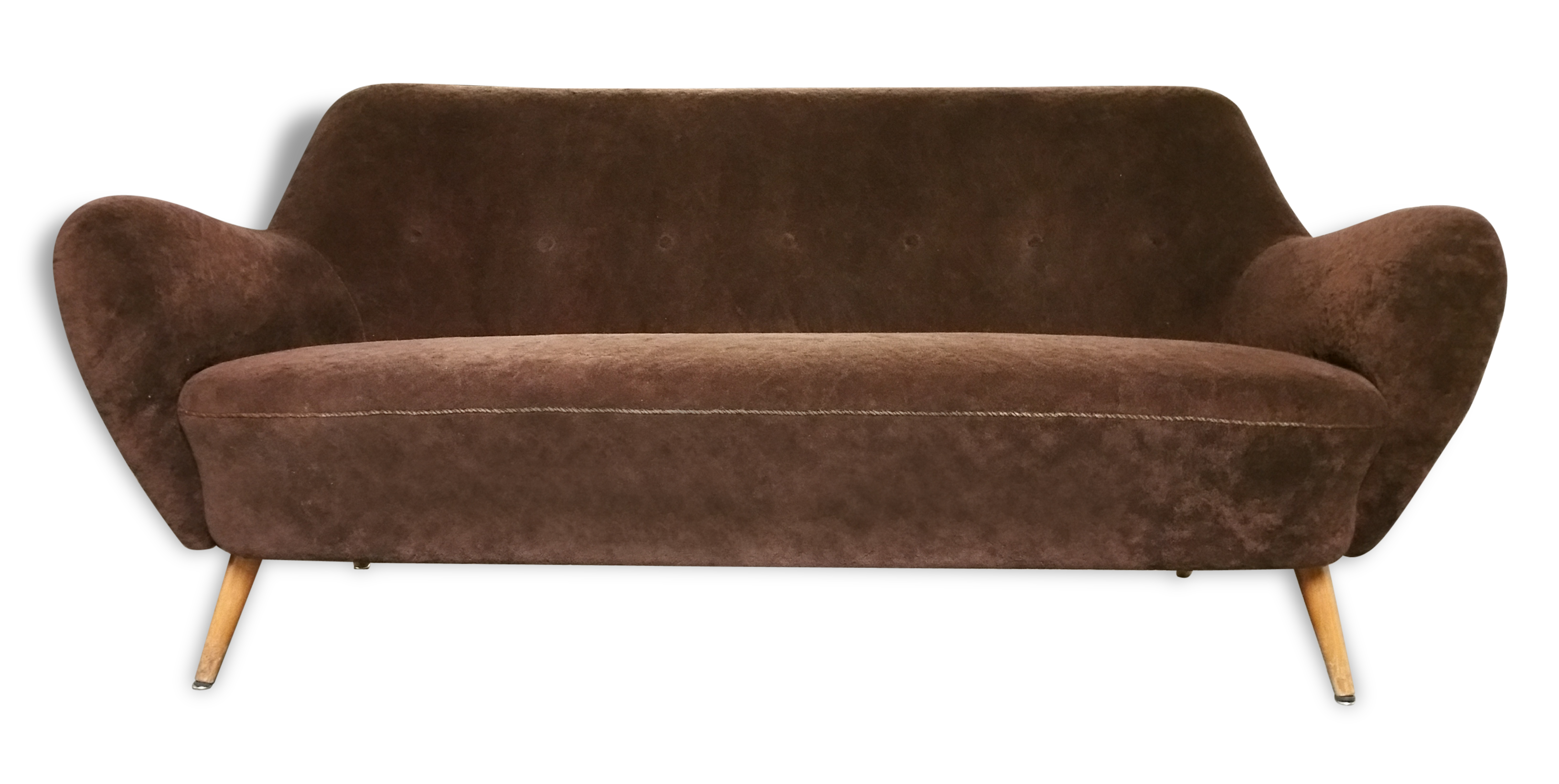 Salon canapé 2 fauteuils organic année 50