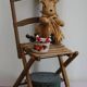 Folding wooden children's chair