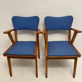 Pair of chairs bridge 50s