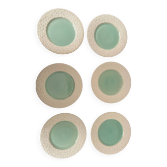 Set of 6 JARS dessert plates 21 cm