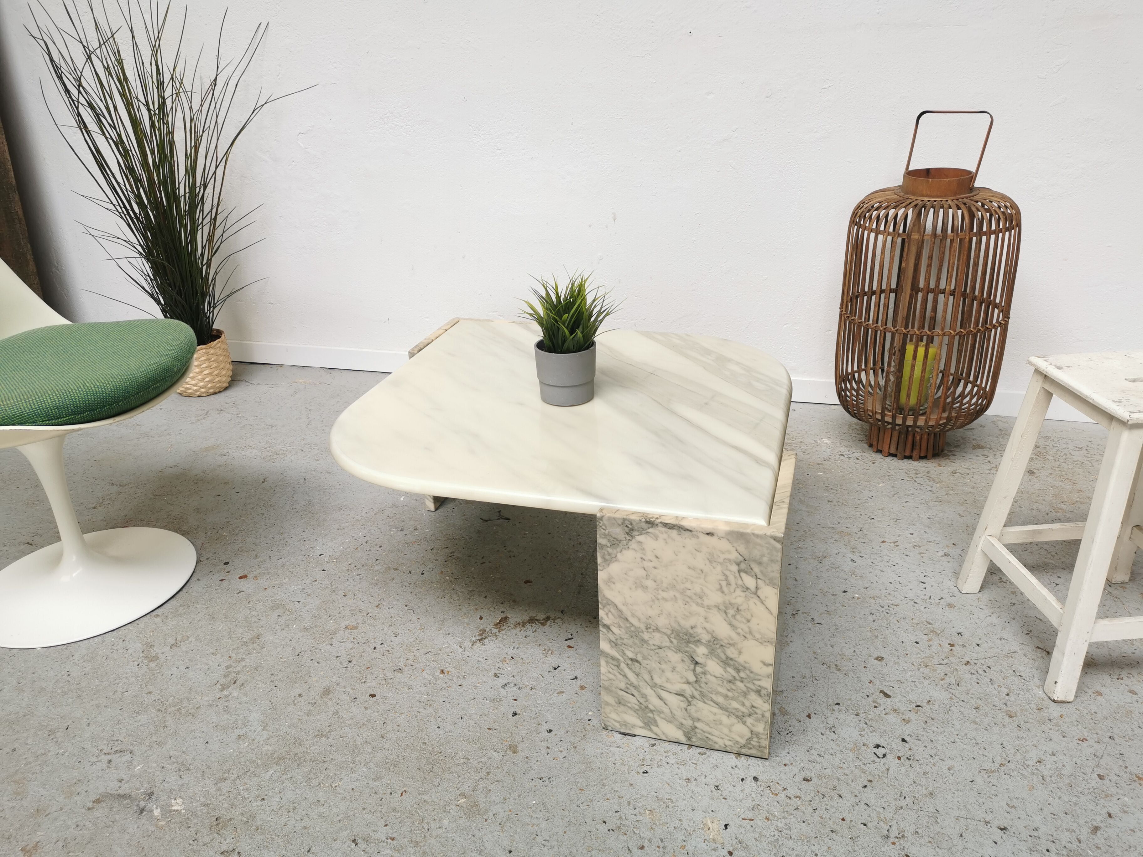 Table basse en marbre Roche Bobois