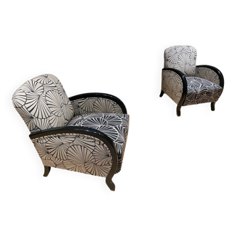 Paire fauteuils art déco