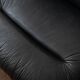 Italian Leather and Chrome Lounge Chairs, 1980s, Set of 3