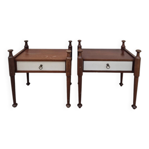 Paire tables chevets - scandinave