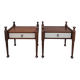 Pair of vintage 1970s Scandinavian style bedside tables