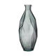 Vase en verre gris "origami"